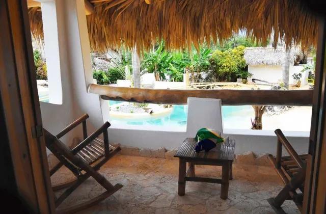 Paradiso Del Caribe Las Galeras terrasse vue piscine